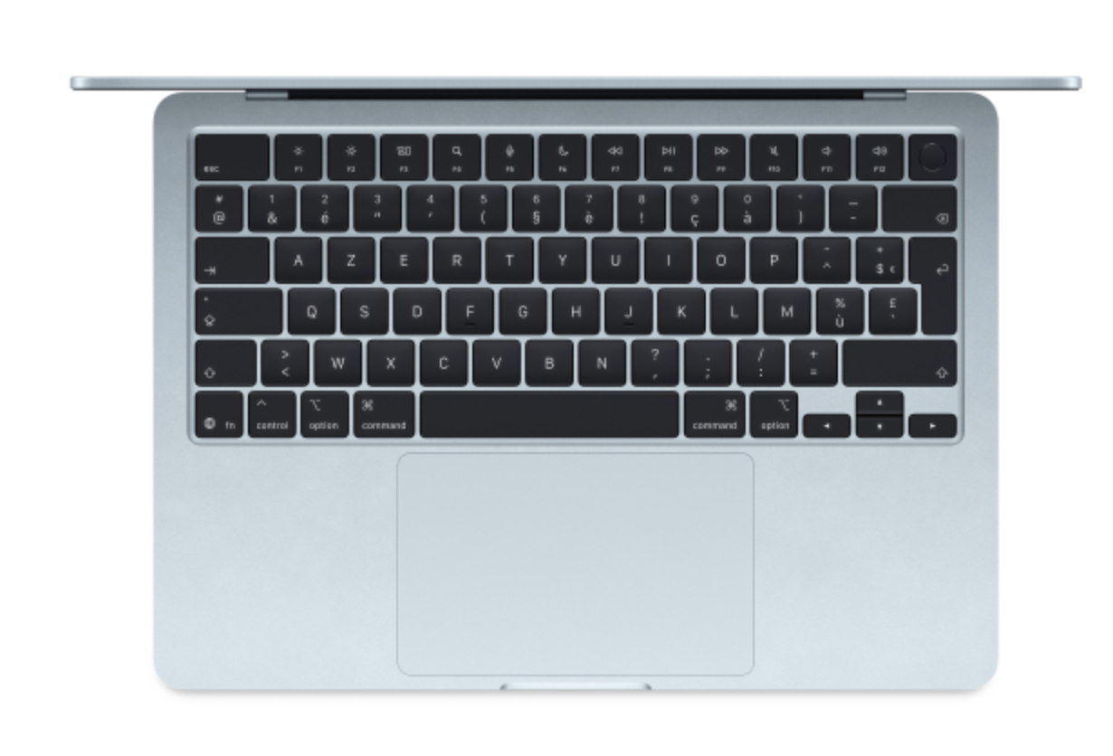 MacBook Air M4-bleu ciel